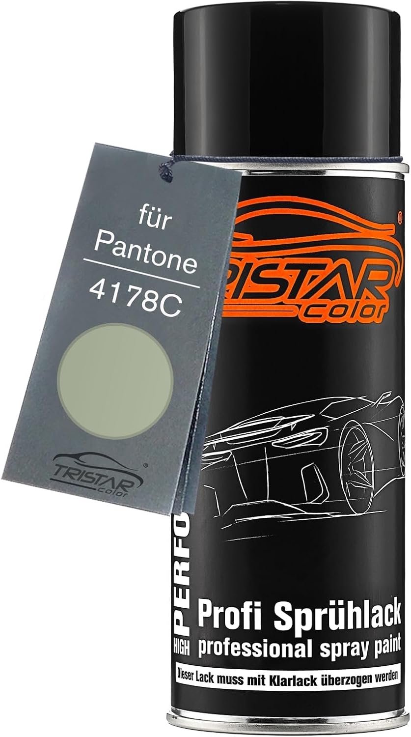 Autolak spuitbus 400ml - Pantone 4178C groen beige - hoge kleurnauwkeurigheid - sneldrogend - ServiceTopper