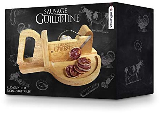 Worst Guillotine - Snijmachine voor Thuis - Houten Basis — afbeelding 3