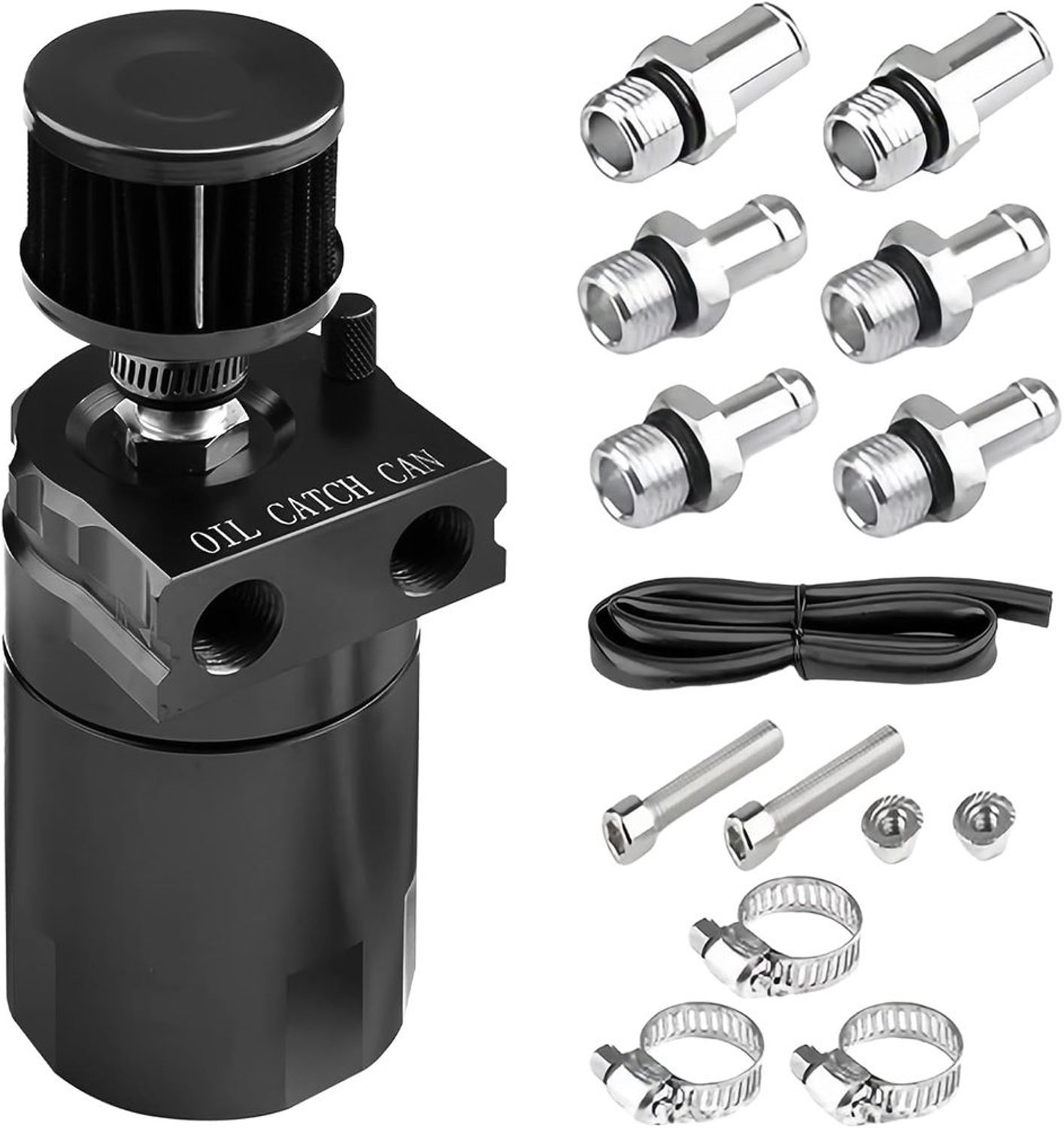 Aluminium Olieopvangbak met Luchtfilter - 400 ml Oliereservoir met Toebehoren