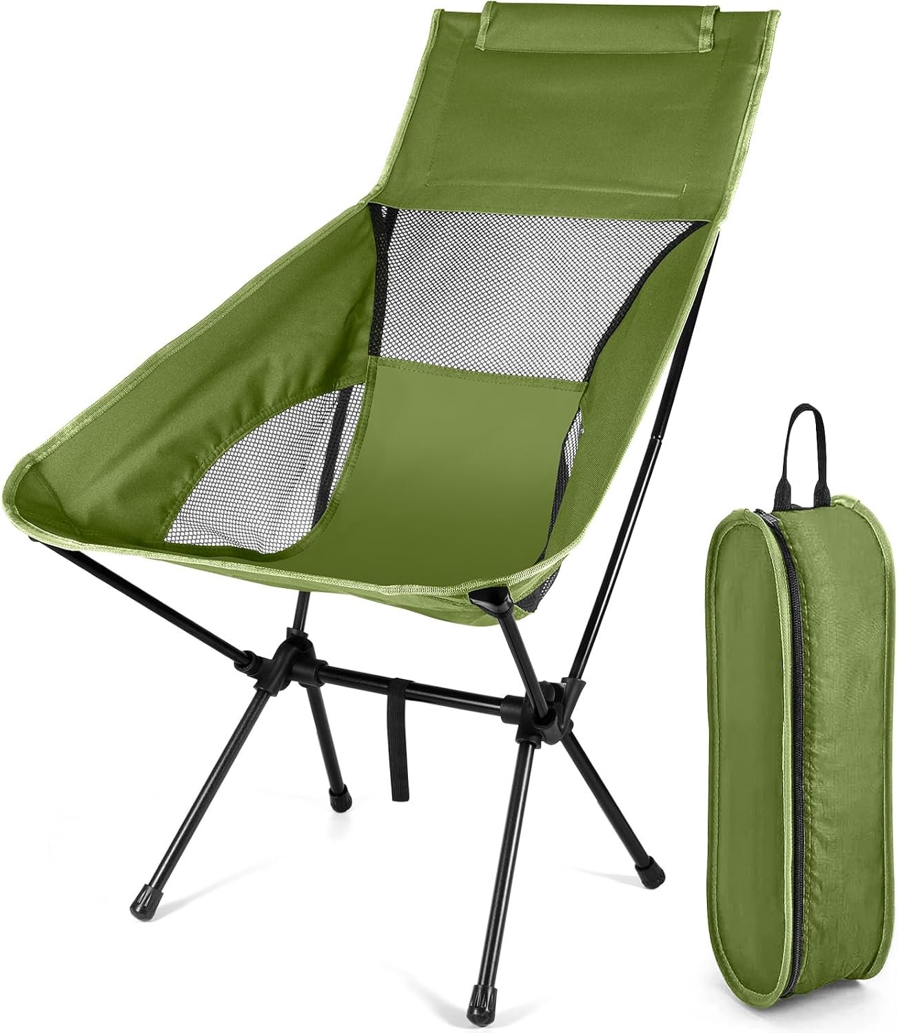 Campingstoel 36x13x13 cm - Opvouwbaar en Ultralicht - Draagvermogen 150 kg - Ideaal voor Picknick - m-winkel