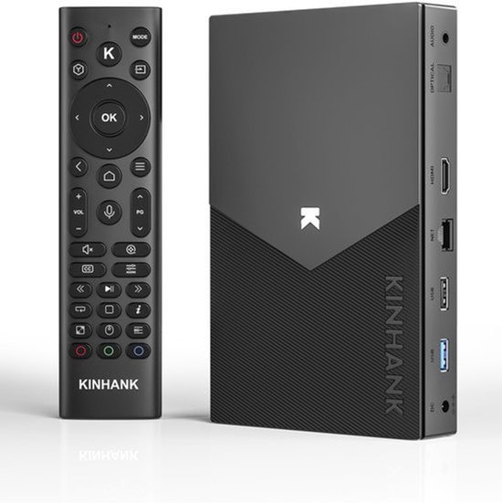 8K Android TV Box, 4K BD Media Player, compatibel met Dolby Vision/Dolby Atoms/DTS X/HDR10+, S928X-K, Poster Wall, 4+64 GB, AI-PQ, AI-SR, AV1, WiFi6, BT5.2, 1 Gbit, HDMI2.1, Widevi…