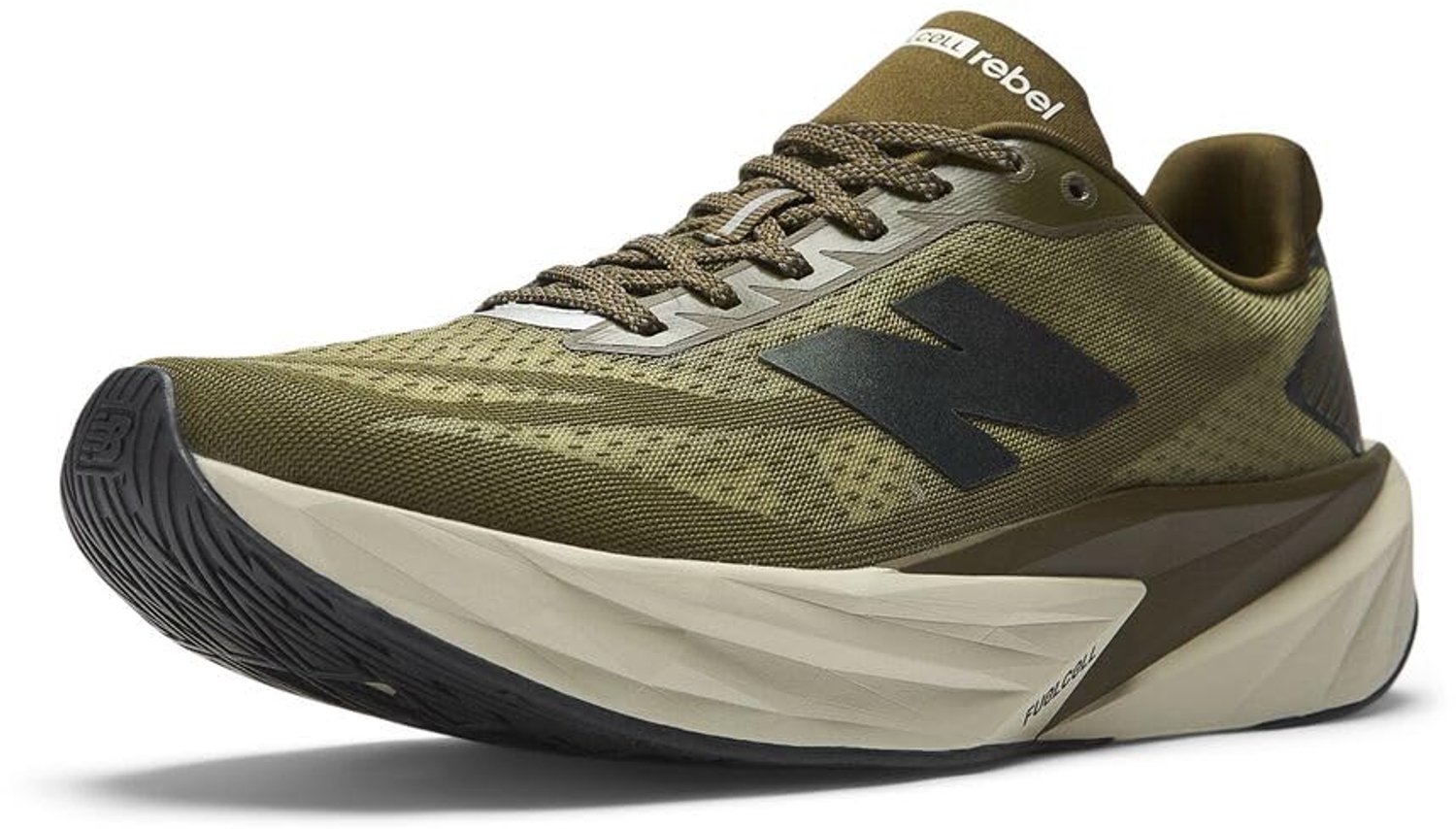 New Balance FuelCell Rebel v5 Hardloopschoenen Heren 11 Creme