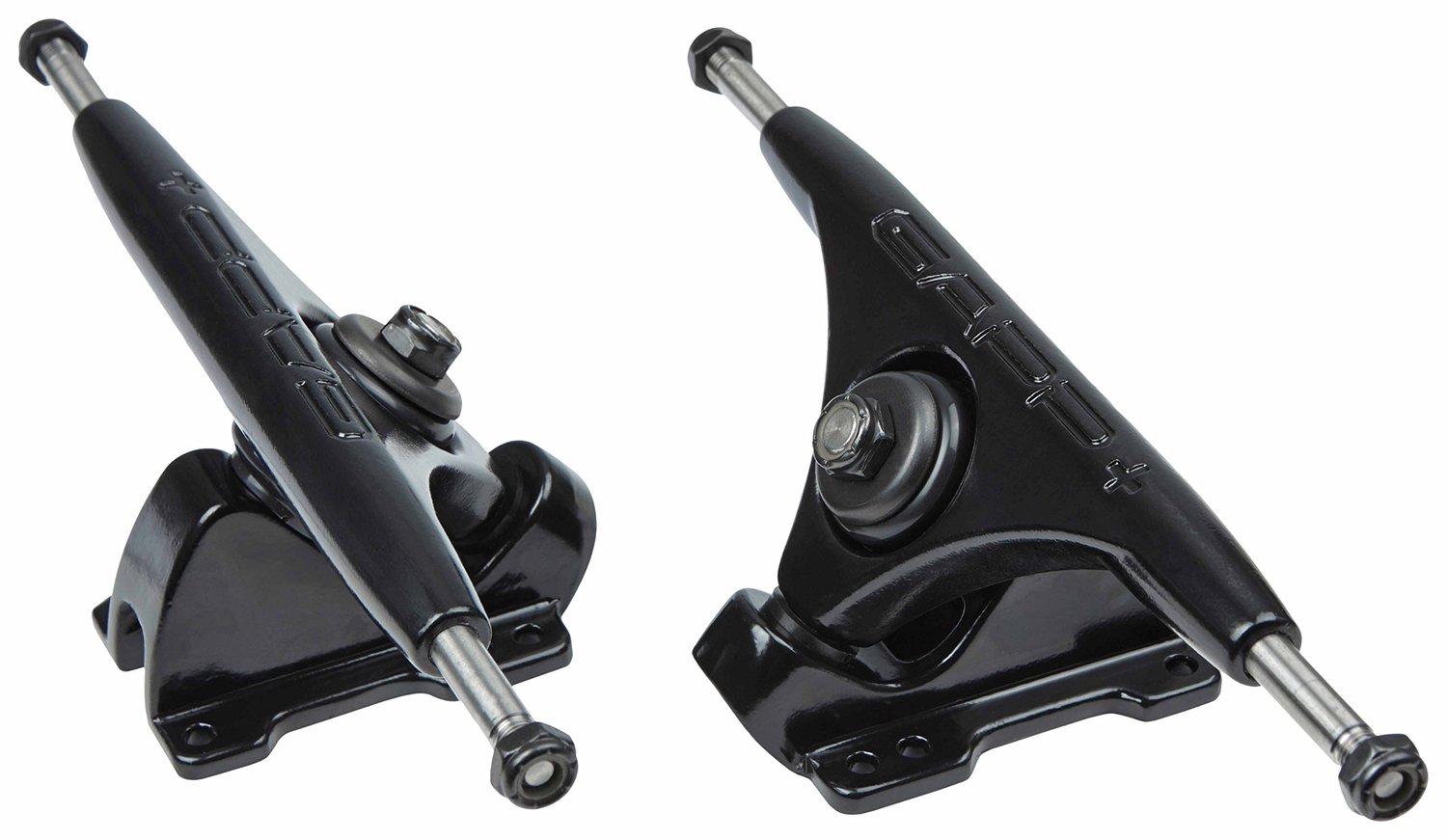 Gapp+ Longboard As 180 mm van Gehamerd Aluminium Zwart
