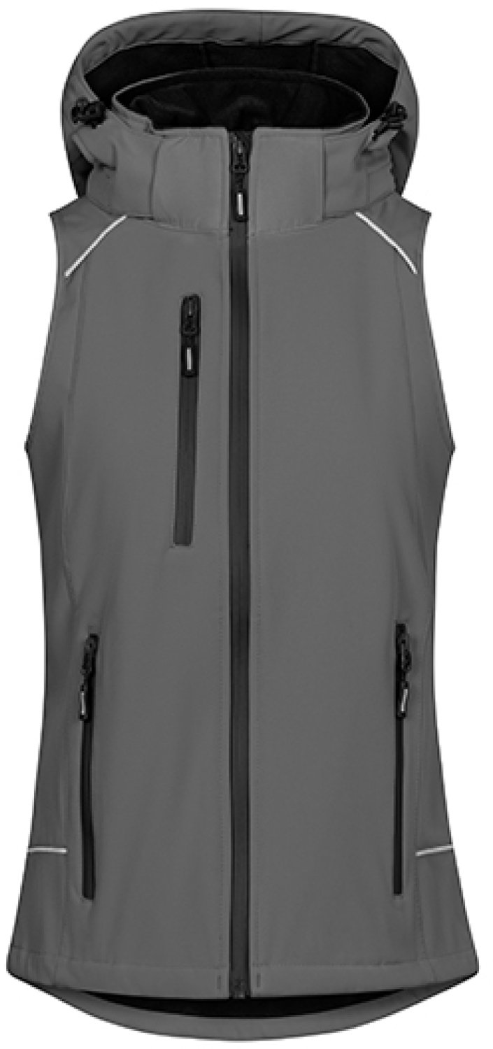 Promodoro Women´ Softshell Vest E7845 STEEL Grijs
