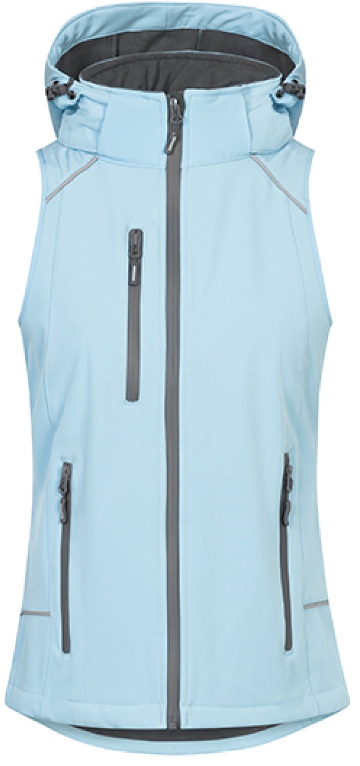 Promodoro Women´ Softshell Vest E7845 Ice Blauw