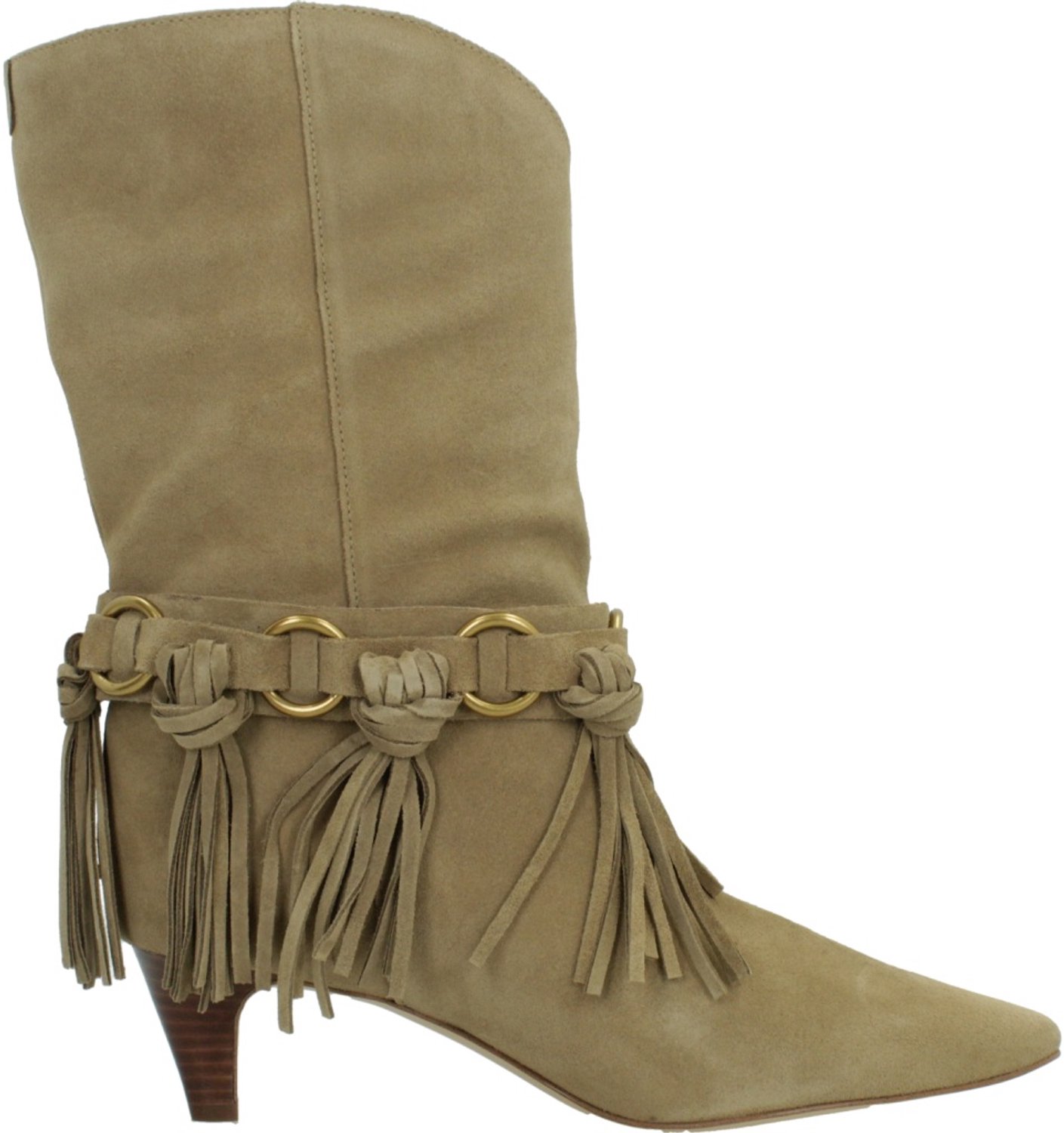 MICHAEL KORS DANIELA FRINGE BOOT Lichtbruin 38 EU