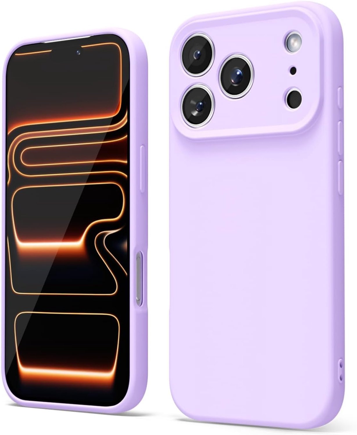 Hoesje voor iPhone 17 Pro Max/18 Pro Max met camerbescherming, paars