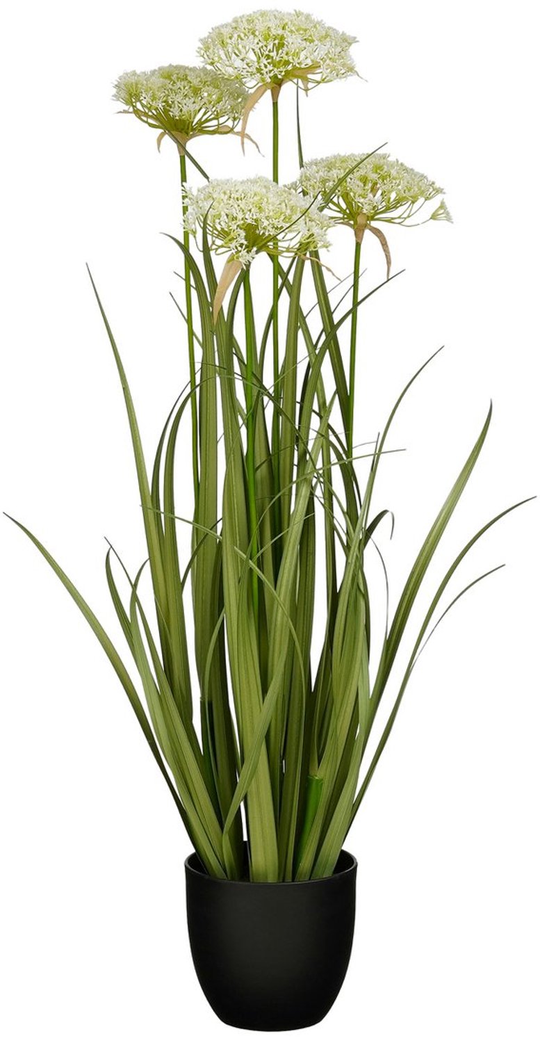 Kunstplant Siergras Wit