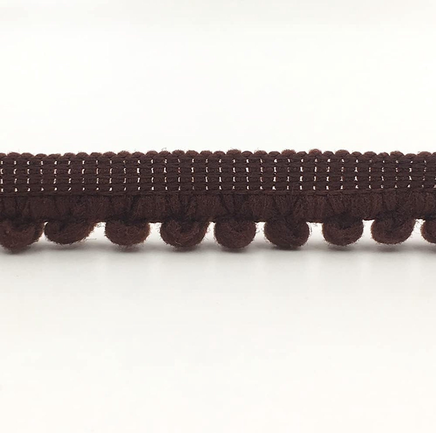 4,5 m 10 mm pomponband om te knutselen, decoratief lint met ballen, franjes, sierband, sierrand, franjes, pomponband, naaiaccessoires voor doe-het-zelf knutselen, kleding, kostuums, naaien