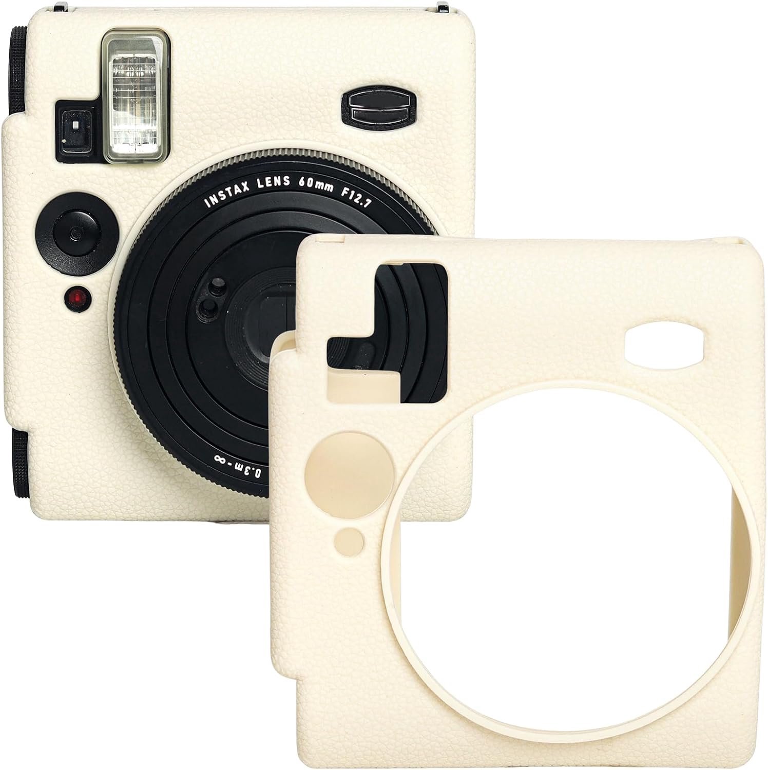 Cameratas compatibel met Fujifilm Instax Mini 99 Instant Camera, aangepaste pasvorm zachte siliconen hoes, compacte draagopslag, eenvoudige installatie, ideaal voor fotografen