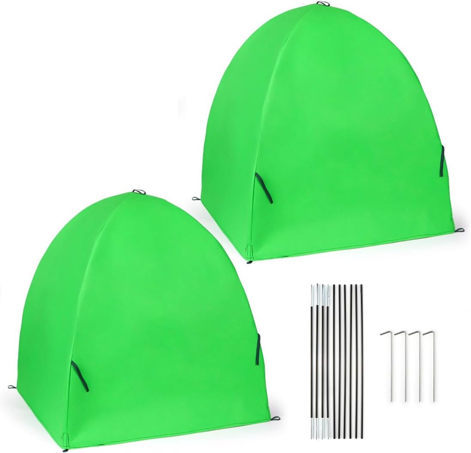 YAGXIG Beschermhoes planten-Vorstbeschermingshoes voor tuinplanten-Herbruikbare hoezen voor struiken-Planthoezen-Bescherming tegen wintervorst-23.6*23.6*25.5in- Planthoes-set van 2-groente