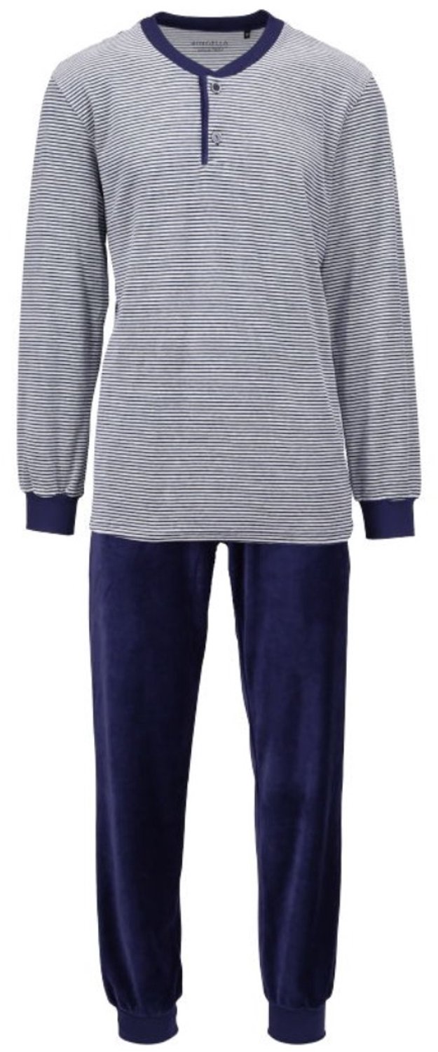 Ringella Katoenen dames lounge set nachtblauw Ringella - Blauw - Maat - 48