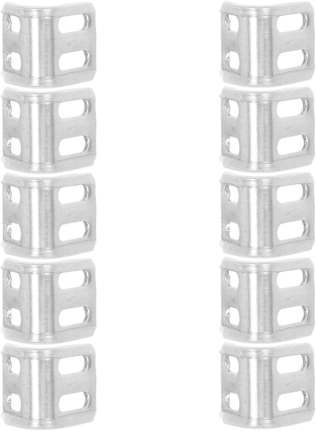 100 Stuks Metalen Meubelveerclips met Vierpuntsbevestiging Sterke Flexibele Bevestigingsklemmen voor Bankbekleding Duurzame Onzichtbare Veerklemmen voor Universele Meubelreparatie