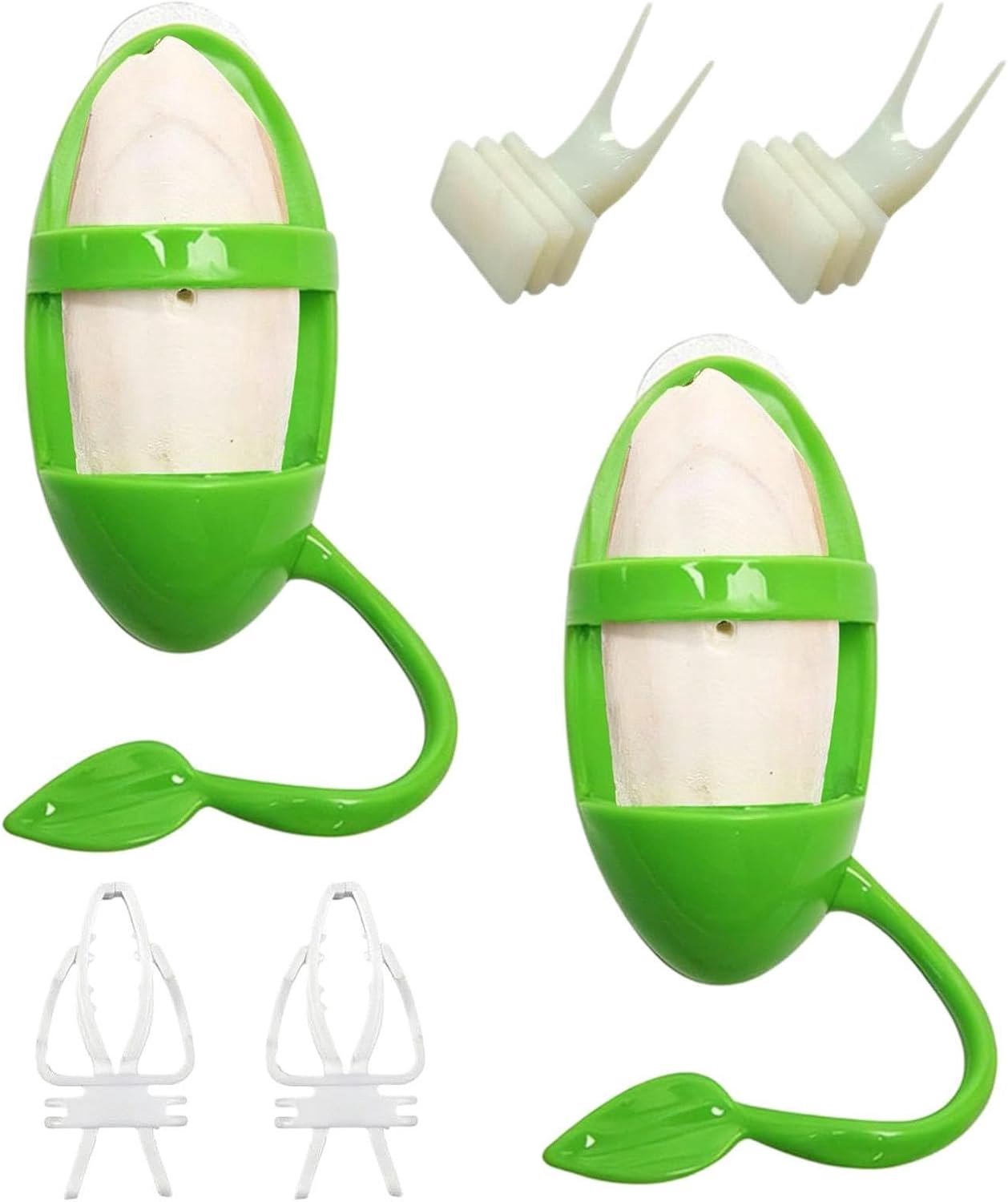 2 stuks, voederdispenser met klemmen