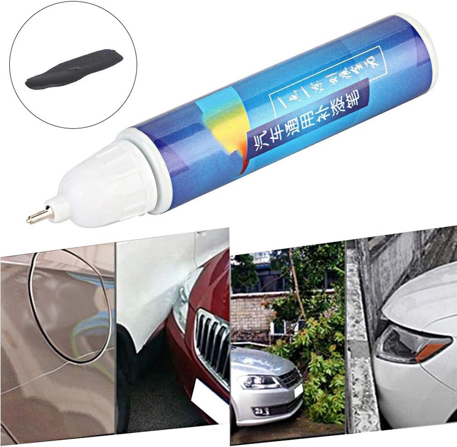 Aqxreight Sieraden Blauw Professionele Autolak Kras Reparatie Pen Duurzame Uithardbare Verf Pen voor Auto Kras Remover Touch Up Herstellen 12 ML