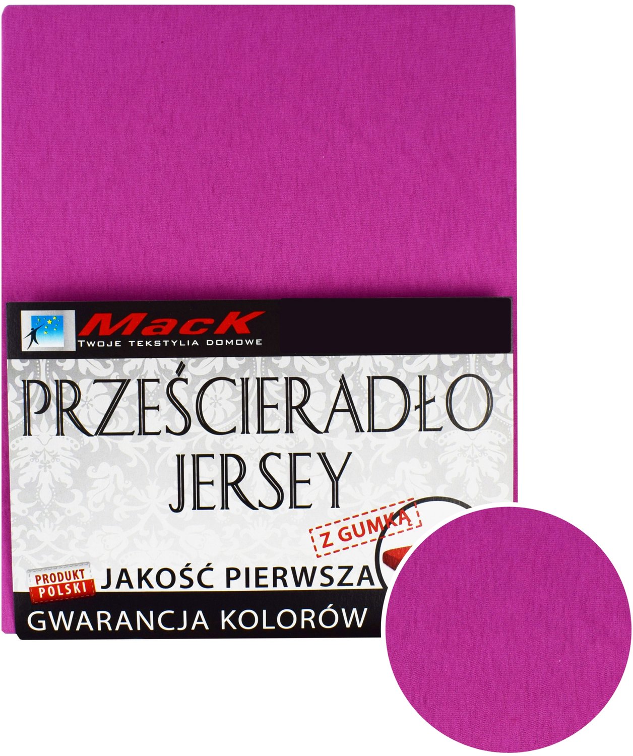 Jersey Hoeslaken met Elastiek 140x200cm - Donkerroze