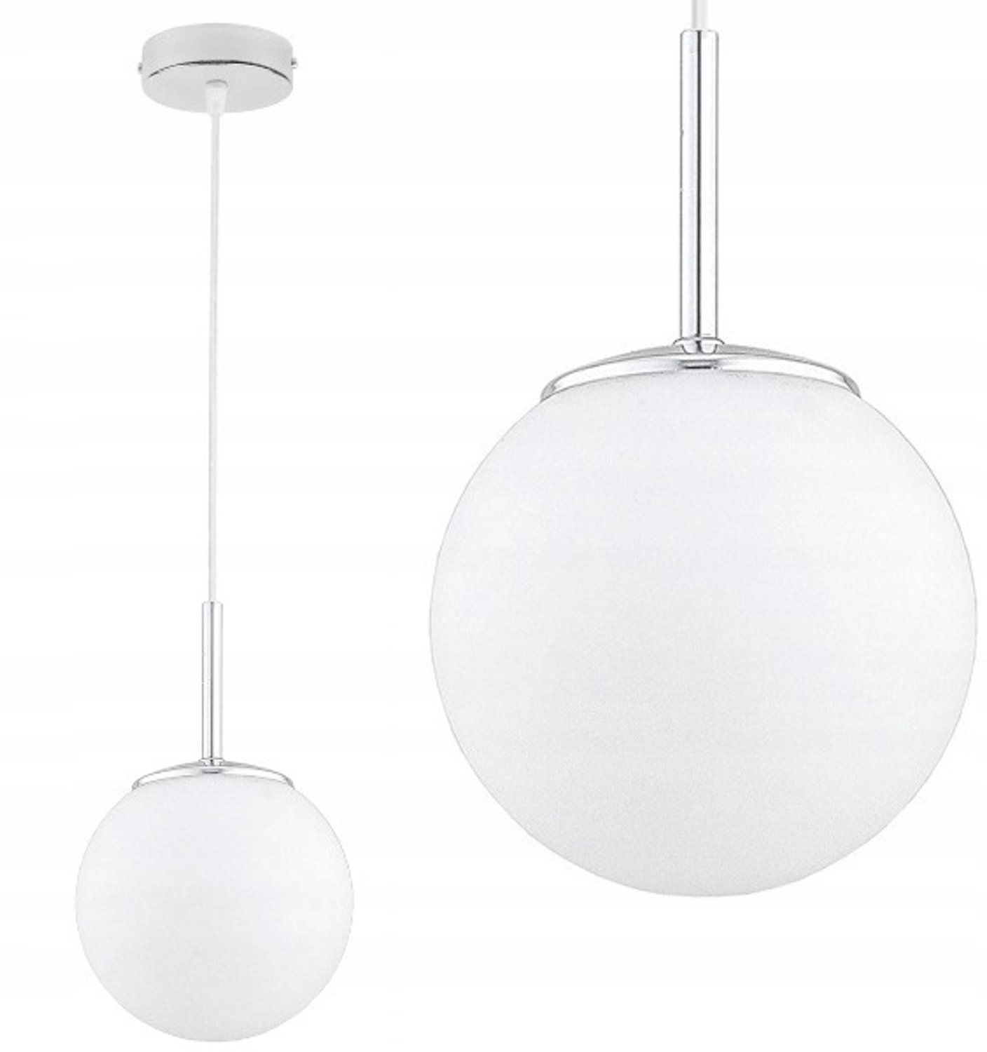 Milo Chrom Plafondlamp LED E27 - Stijlvol en Modern