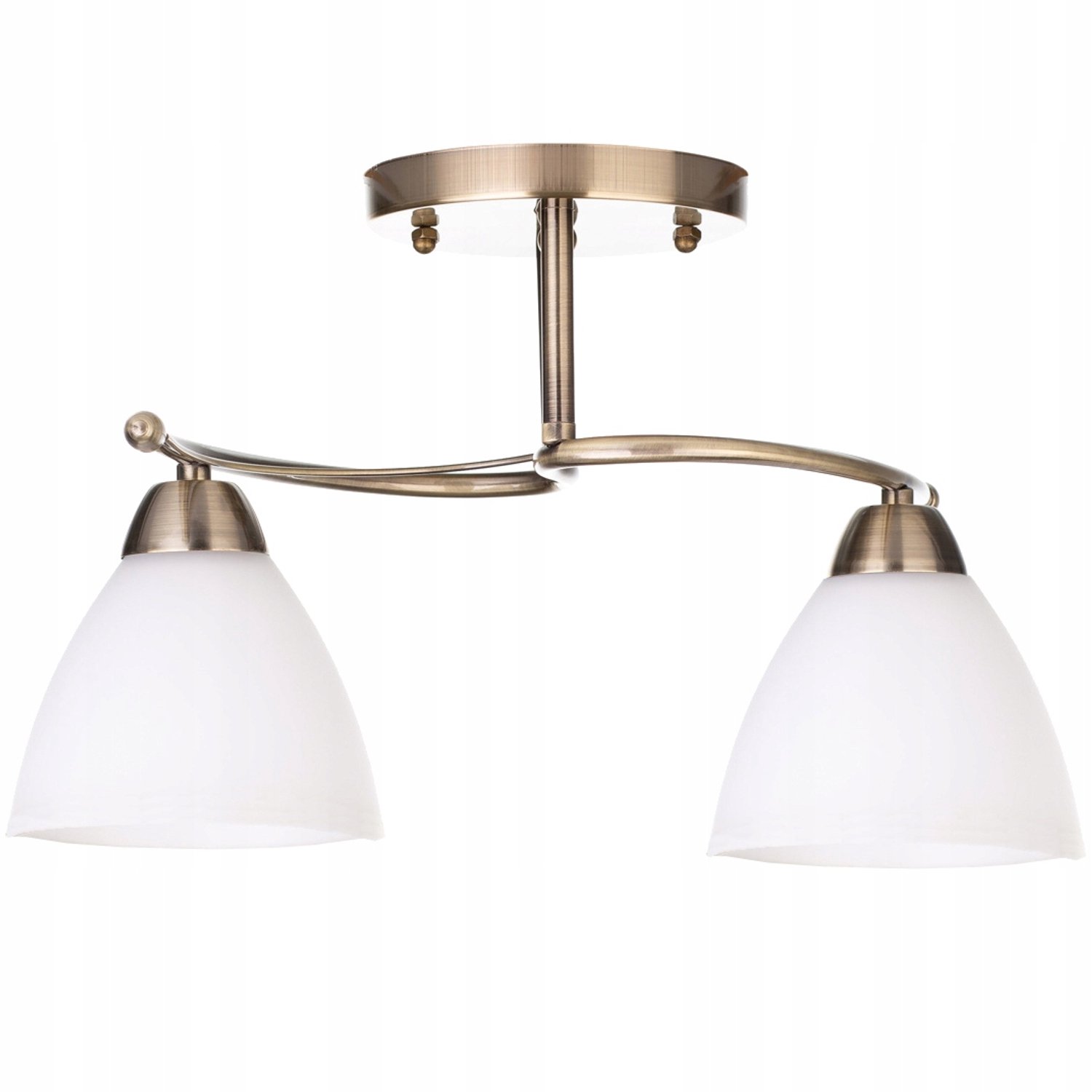 Hanglamp Alladyn Goud LED Plafondlamp Patina 2-lichts