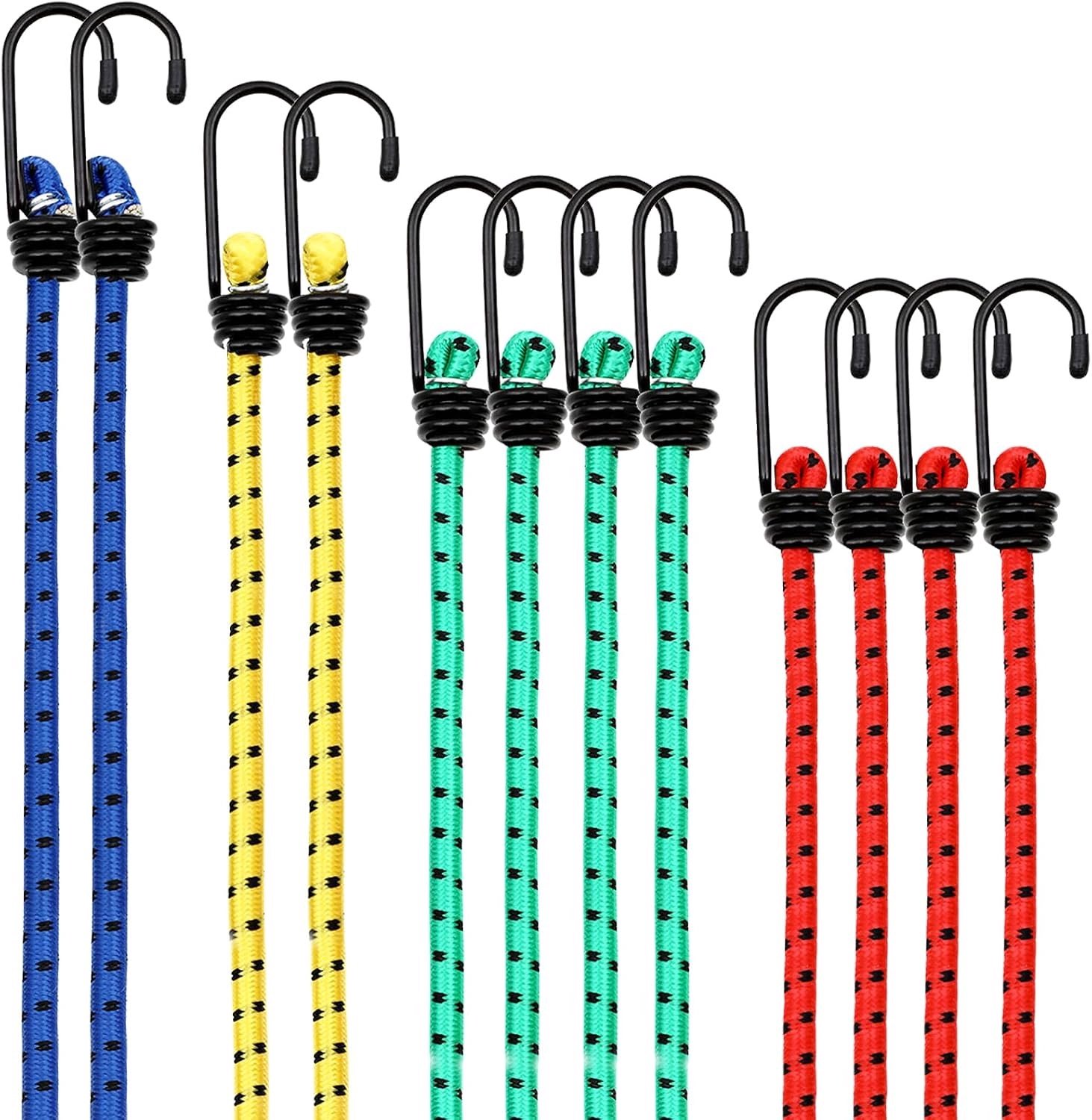 Elastische Spanset met 12 Metalen Haken