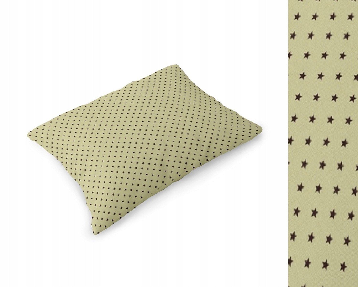Kussensloop 70x80cm 100% Katoen met Sterrenpatroon - Beige