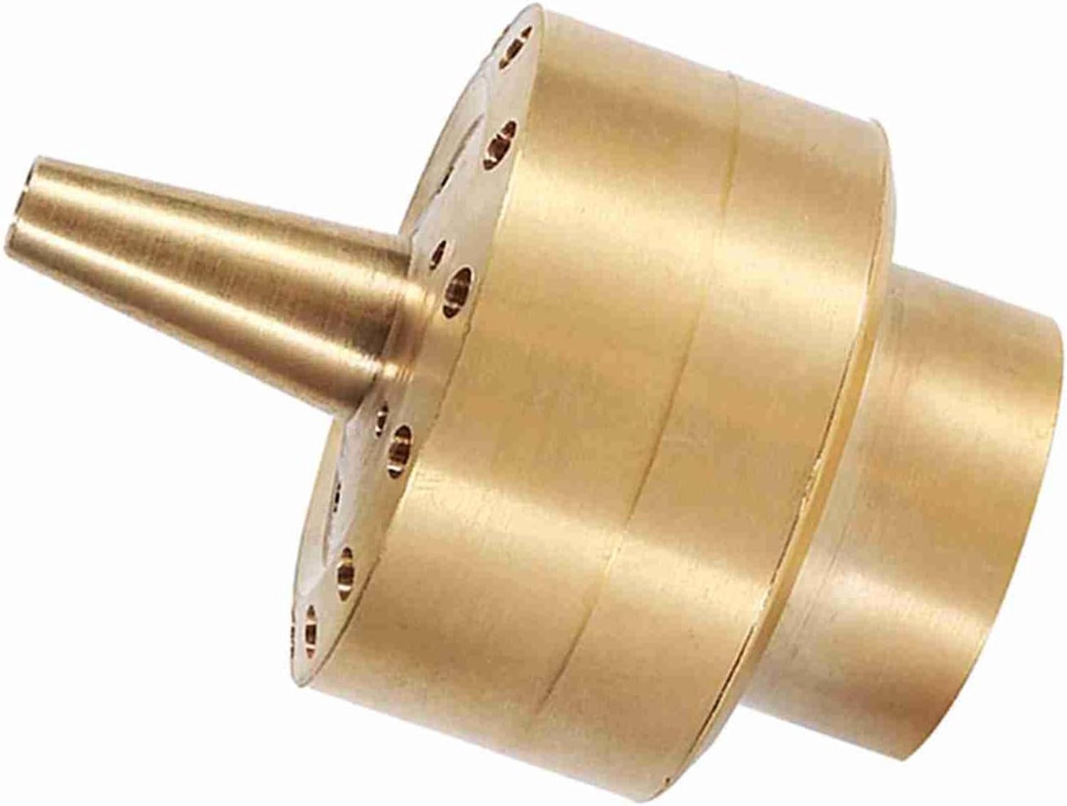 Tuinvijver Fontein Watermondstuk Sprinkler Sproeikop voor Huis Tuin Hotel, Corrosiebestendig Messing Gouden Kleur, 3/4" Grootte voor Mooie Watervorm Display (1/6 15,5‑17,5 cm