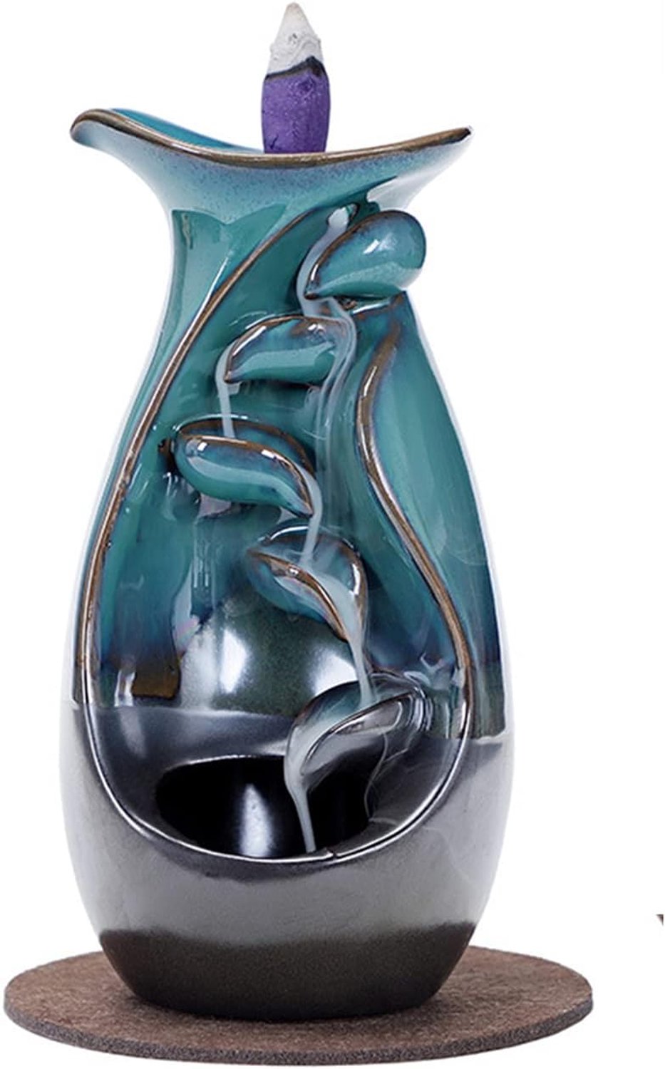 Waterval wierookbrander, keramisch, aromatherapie ornament, huisdecoratie