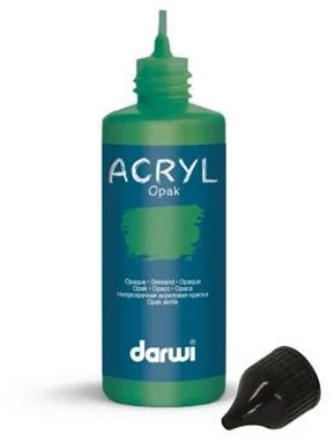 Darwi opaque acrylverf kakigroen 662