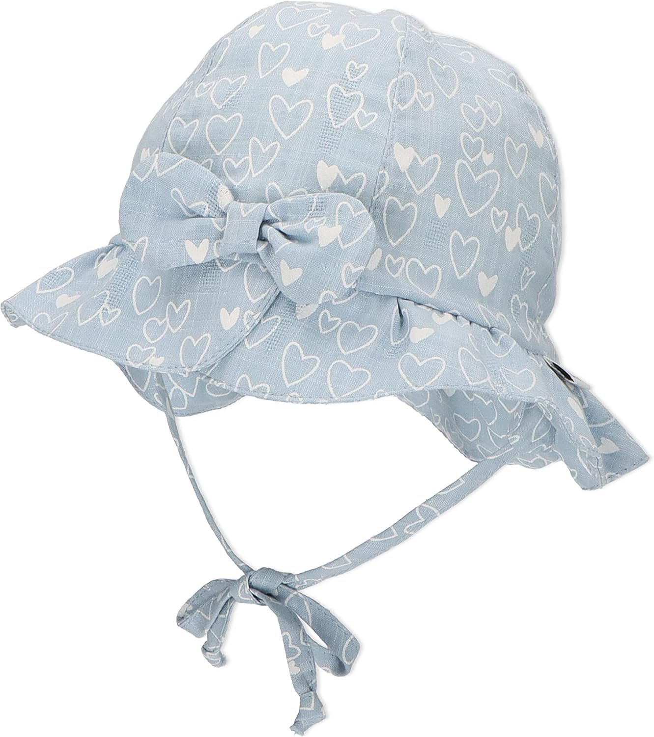Sterntaler Baby Meisjes Hartjes Zonnehoed met Strik