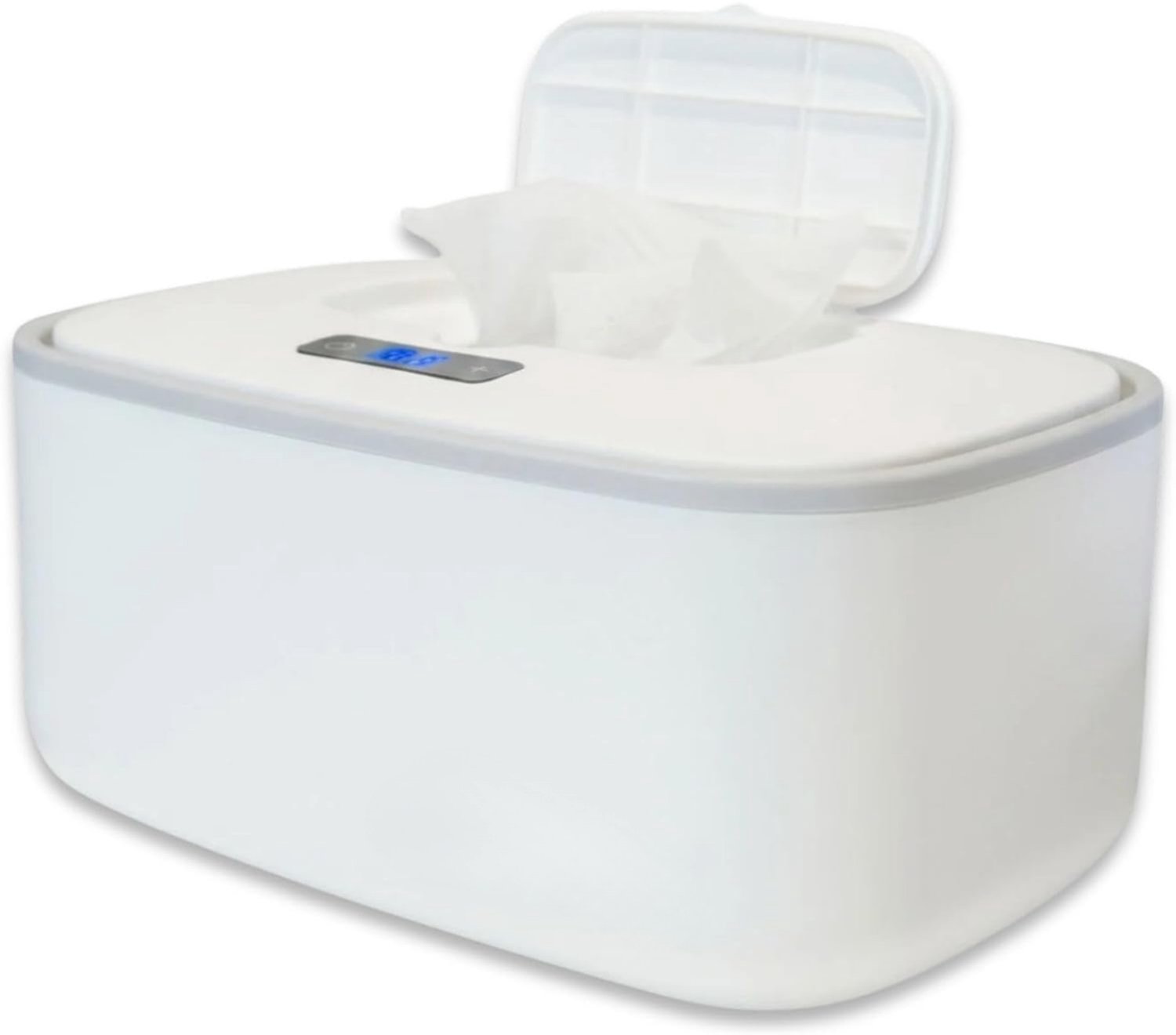 Levo® Billendoekjes Verwarmer - Wipe Box – Billendoekjesdoos - Temperatuur Verstelbaar - Billendoekjes Houder - Billendoekjes Doos - Baby - Natte Doekjes - Vochtige Doekjes - Babyverzorging - groen - 25cm x 16cm x 14 cm
