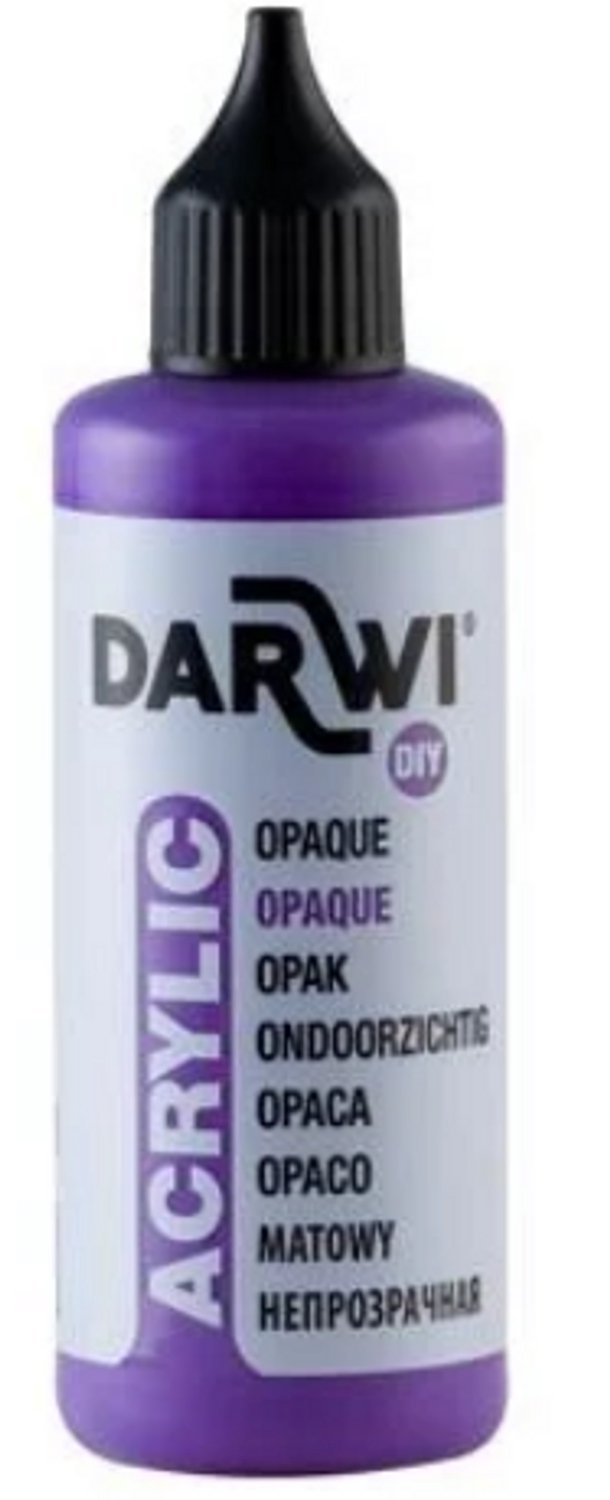 Darwi opaque acrylverf violet paars 900 - 80 ml
