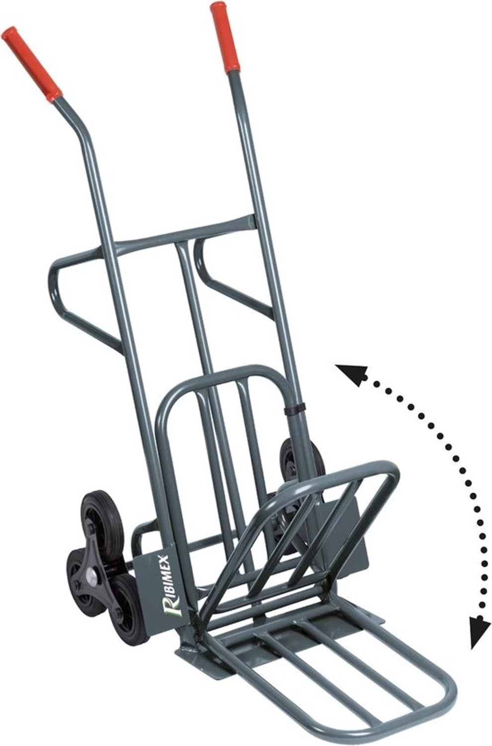 Steekwagen met 6 wielen - Voor lasten tot 250 kg - Inklapbaar plateau