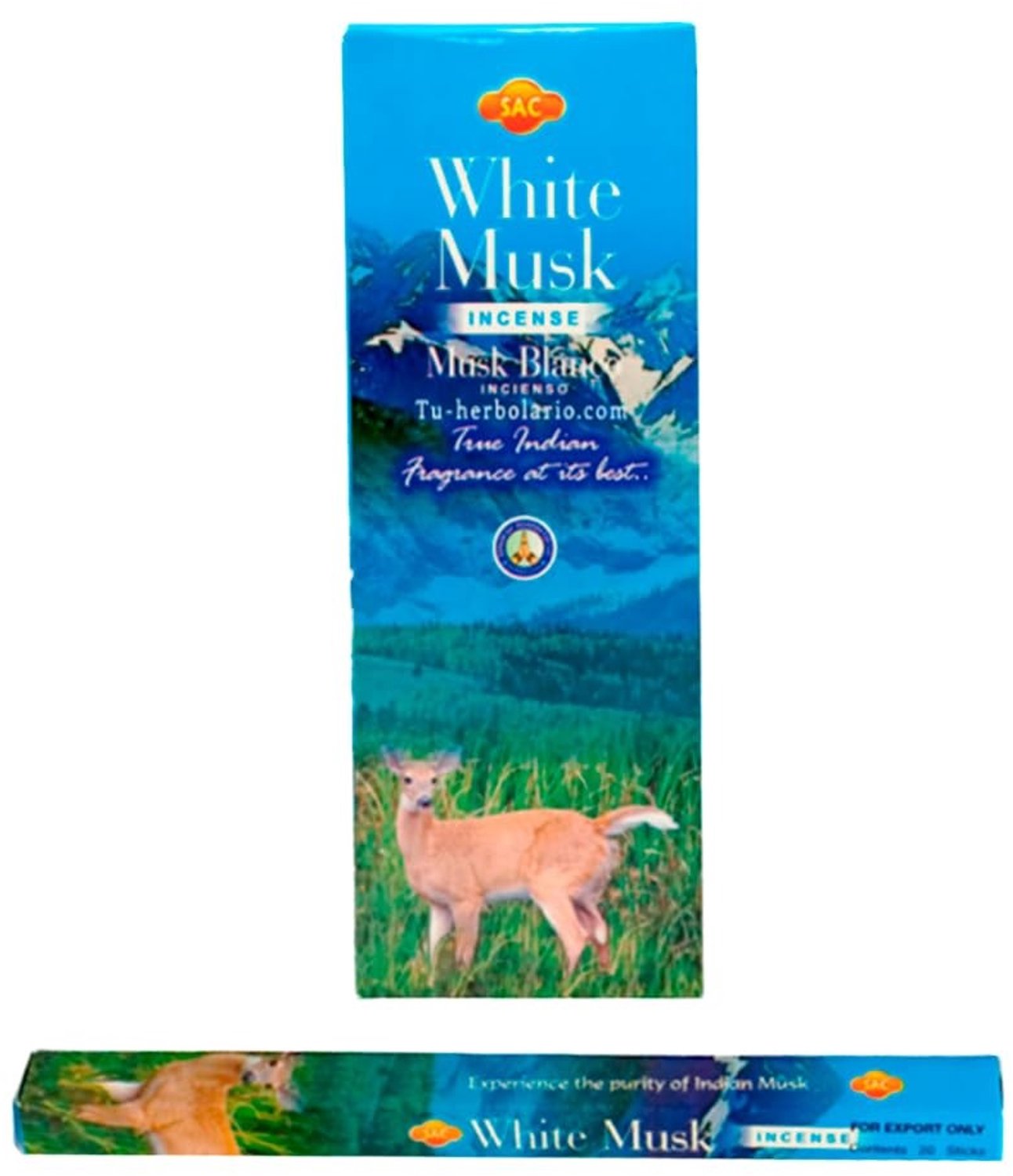 White Musk Wierook Hexagonaal - Doos met 6 Pakjes