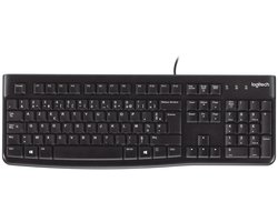 Logitech K120 - Toetsenbord - AZERTY BE - ISO - Bedraad - Zwart