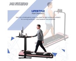 Loopband – Wandelband – Walking Pad – Hardloopband – Treadmill – Inklapbaar Design – 1,3 PK Motor 1-8 km/u – Bluetooth Met FitShow App