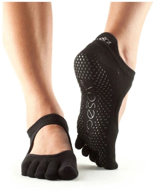 TOESOX™ - Bellarina Grip Full Toe Zwart  XS van ToeSox — afbeelding 3