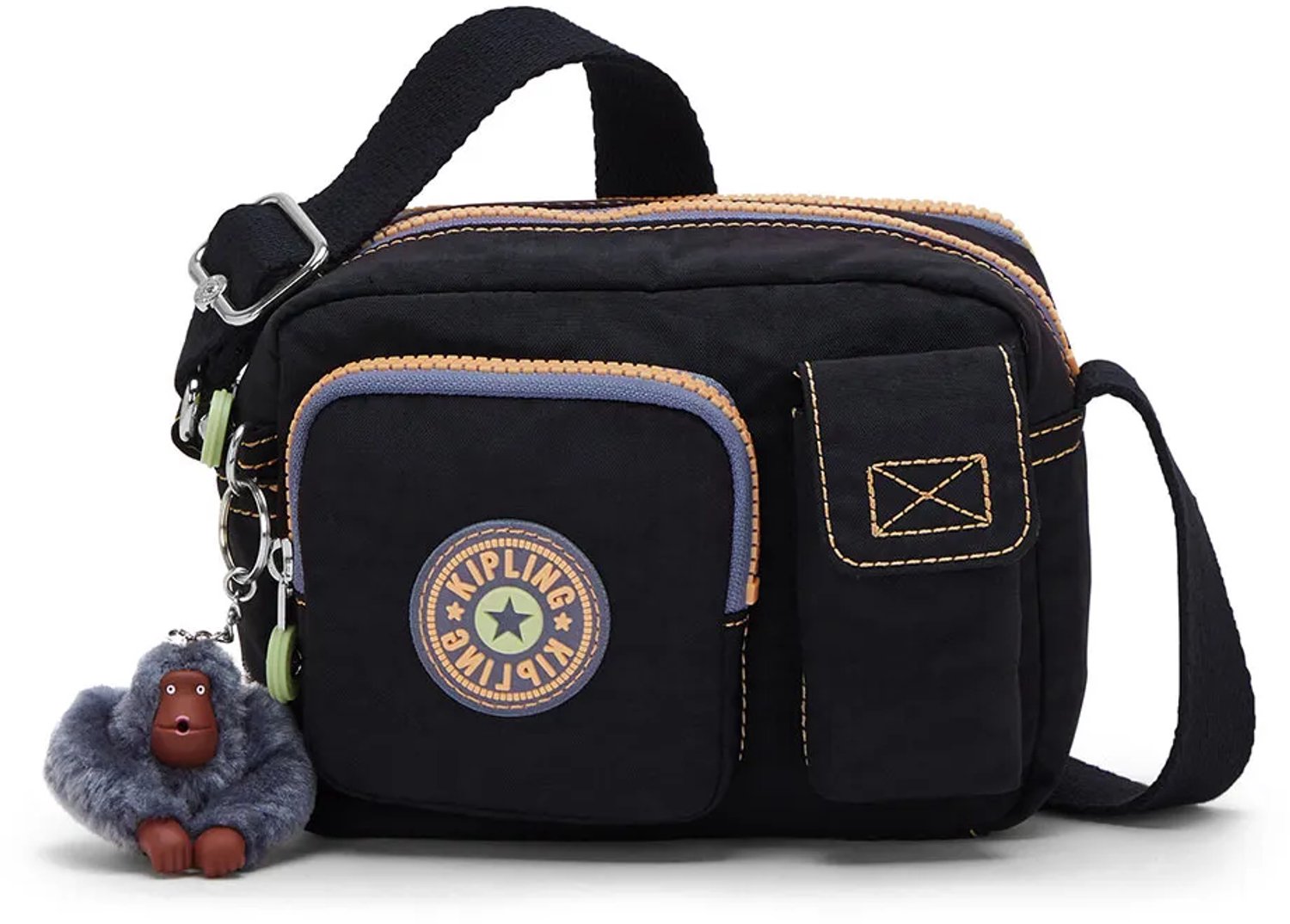 Kipling Abanu S Energy 2.5l Schoudertas Zwart Man