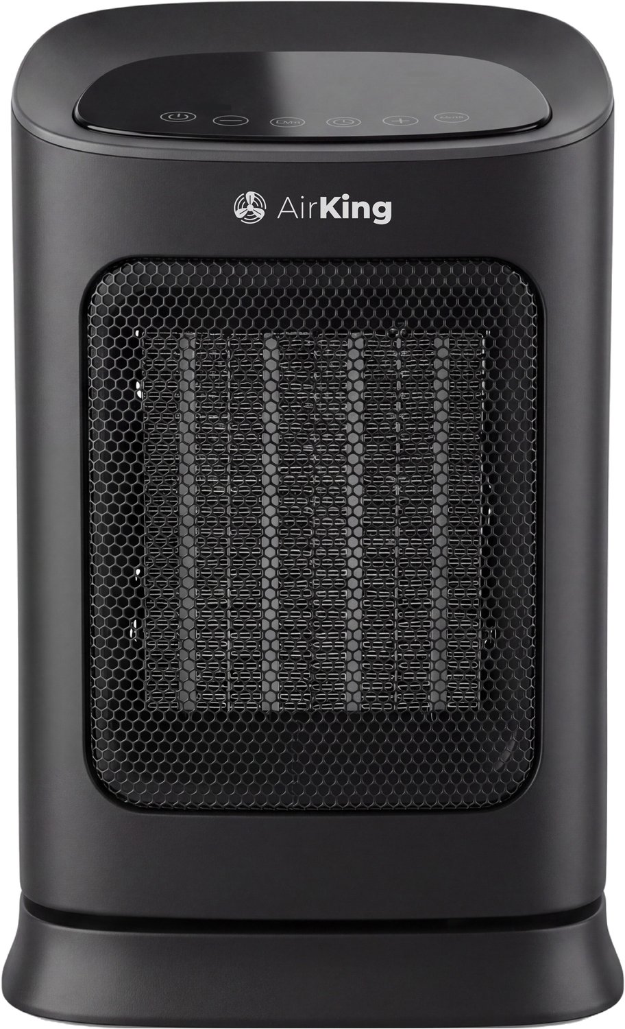 Bol.com AirKing Elektrische Kachel met ventilator - Compacte Keramische kachel met touchscreen - ventilatorkachel 2 Standen 900 ... aanbieding