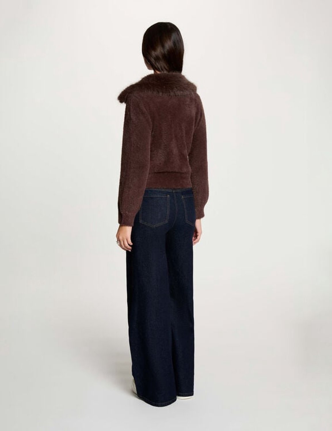 Morgan - Jacket with fur 262-Mbobby Coffee - Maat : XS