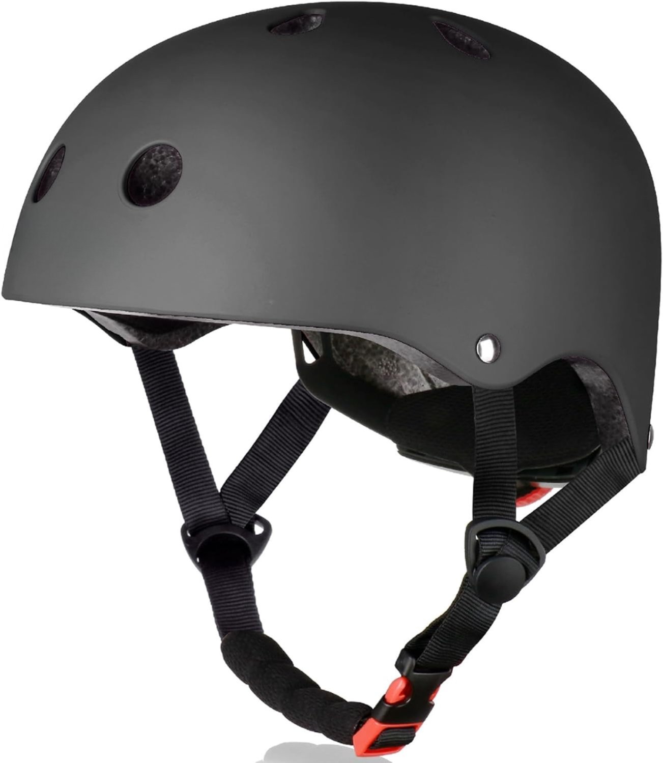 KLS® Fetshelm - Fietshelm Kind - Fietshelm Dames - Zwart - ‎ 24cm x 22cm x 12cm