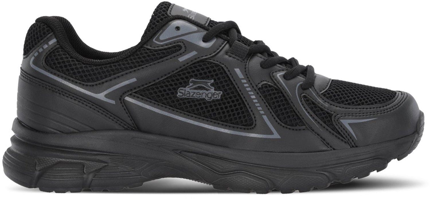 Slazenger Opsist Heren Hardloopschoenen - Zwart / Donkergrijs