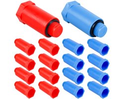 Constructiestop set 1/2 inch - 20 Stuks - Drukstop - Temperatuurstabiel - Corrosiebestendig - Ideaal voor waterleidingen - Afsluitstop