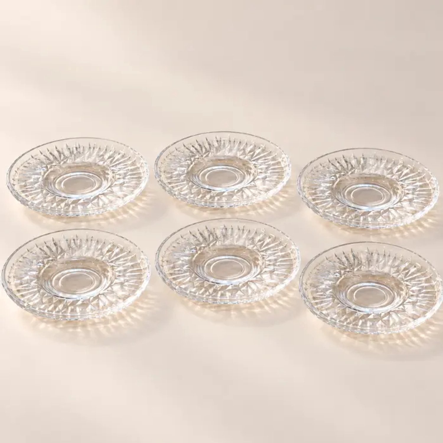Paşabahçe Echo Theeschotels - 6 stuks - 11,5 cm - Glas