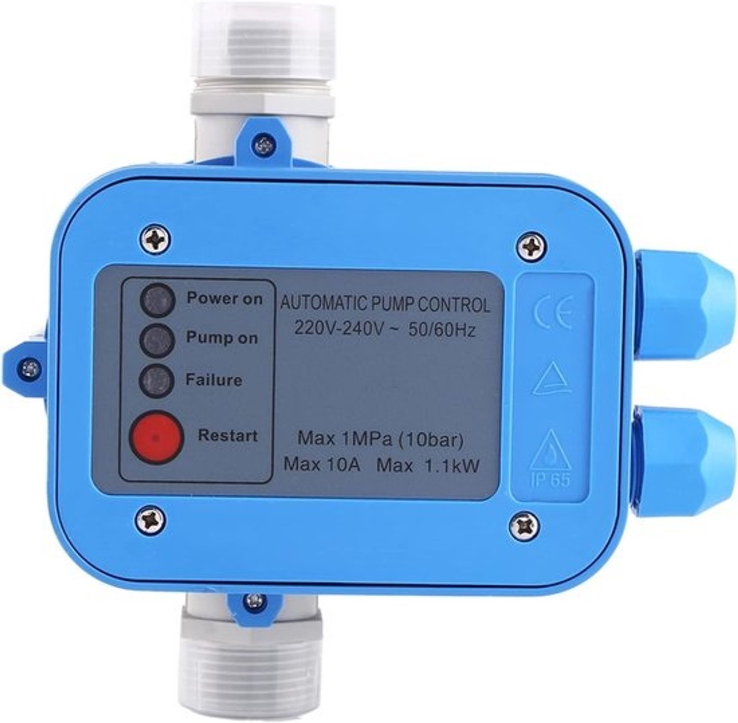 Automatische waterpompcontroller met elektronische schakelaar - Voor tuin- en centrifugaalpompen, 220V-240V