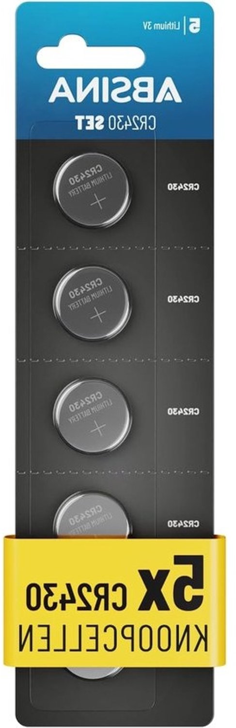 Knoopcelbatterijen - Kleine batterijen - Voor apparaten - Lange houdbaarheid - 5 stuks - Zilver