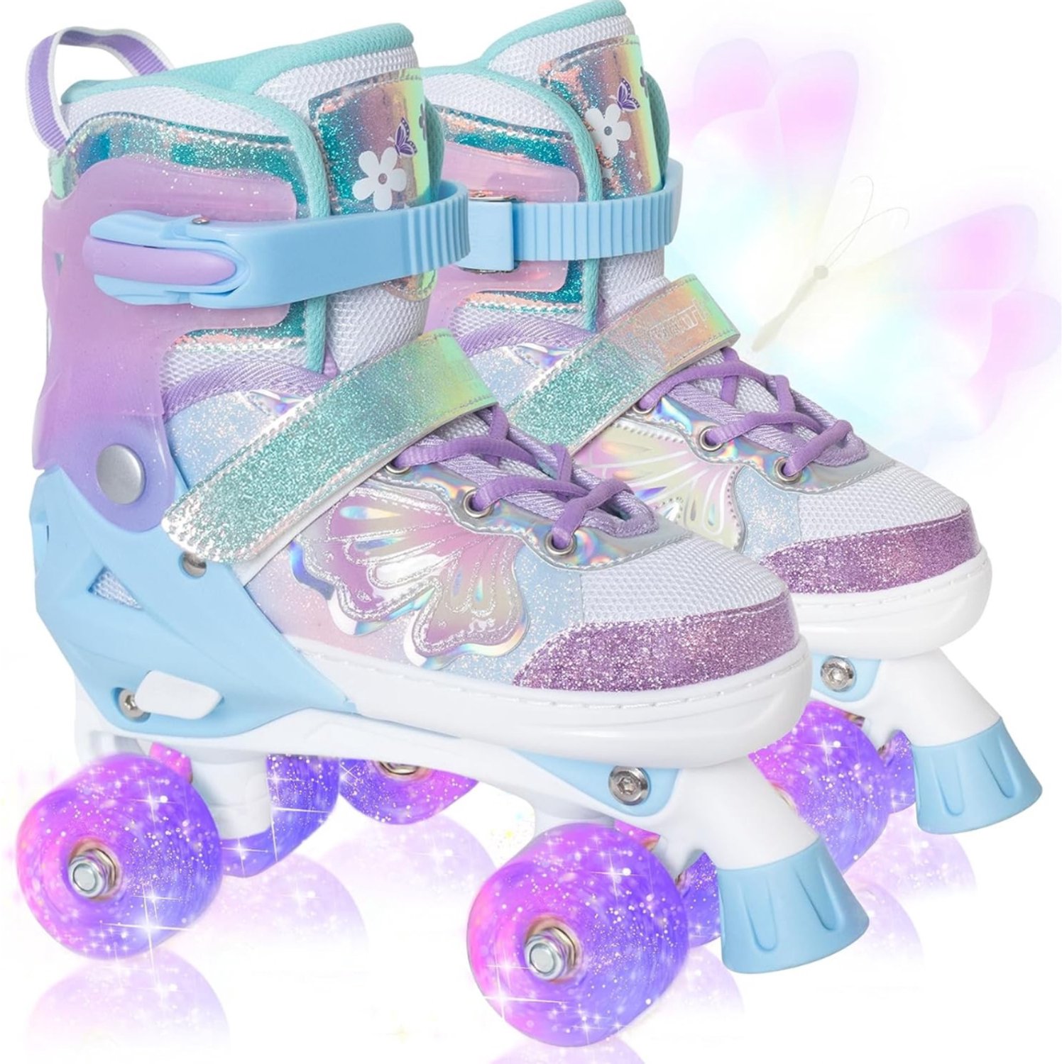 KLS® Rolschaatsen - rolschaatsen meisjes - rolschaatsen kind - Paars - 37cm x 27cm x 11cm