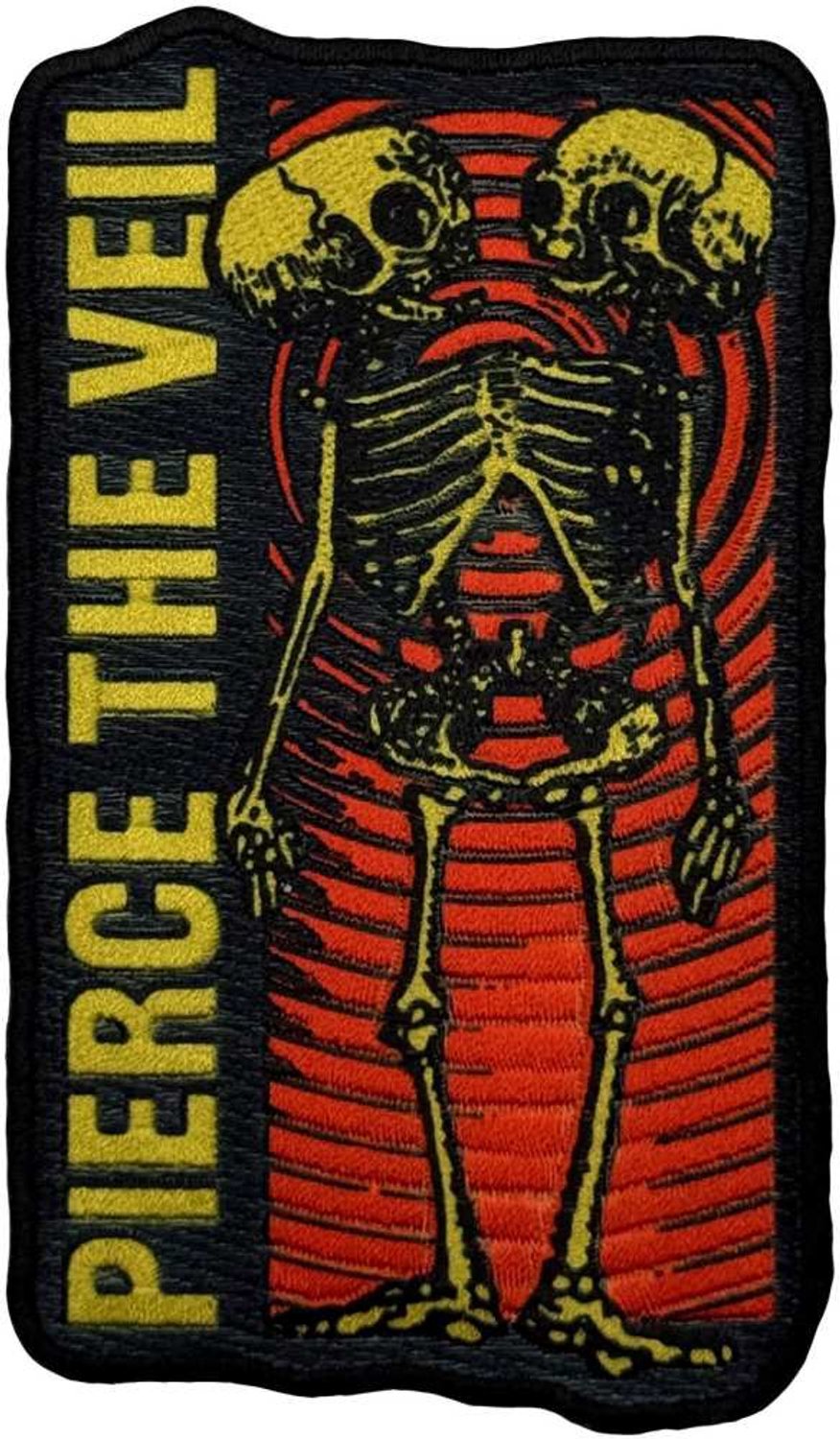 Pierce The Veil - Wavy Skeleton Patch - Multicolours