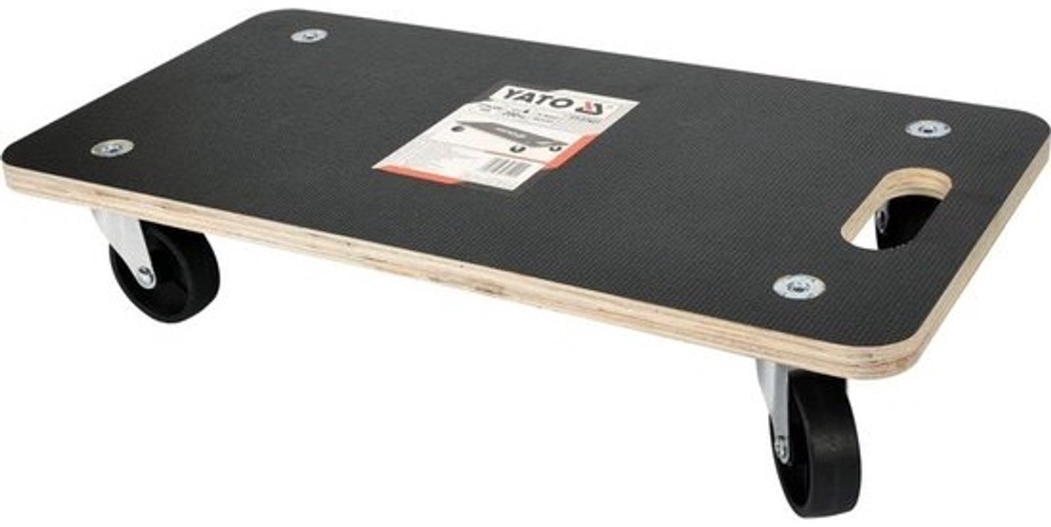 Rolplank Meubelroller - Platte Transportroller - Meubels Verplaatsen - Hoge Laadcapaciteit - 58 x 30 cm - Zwart