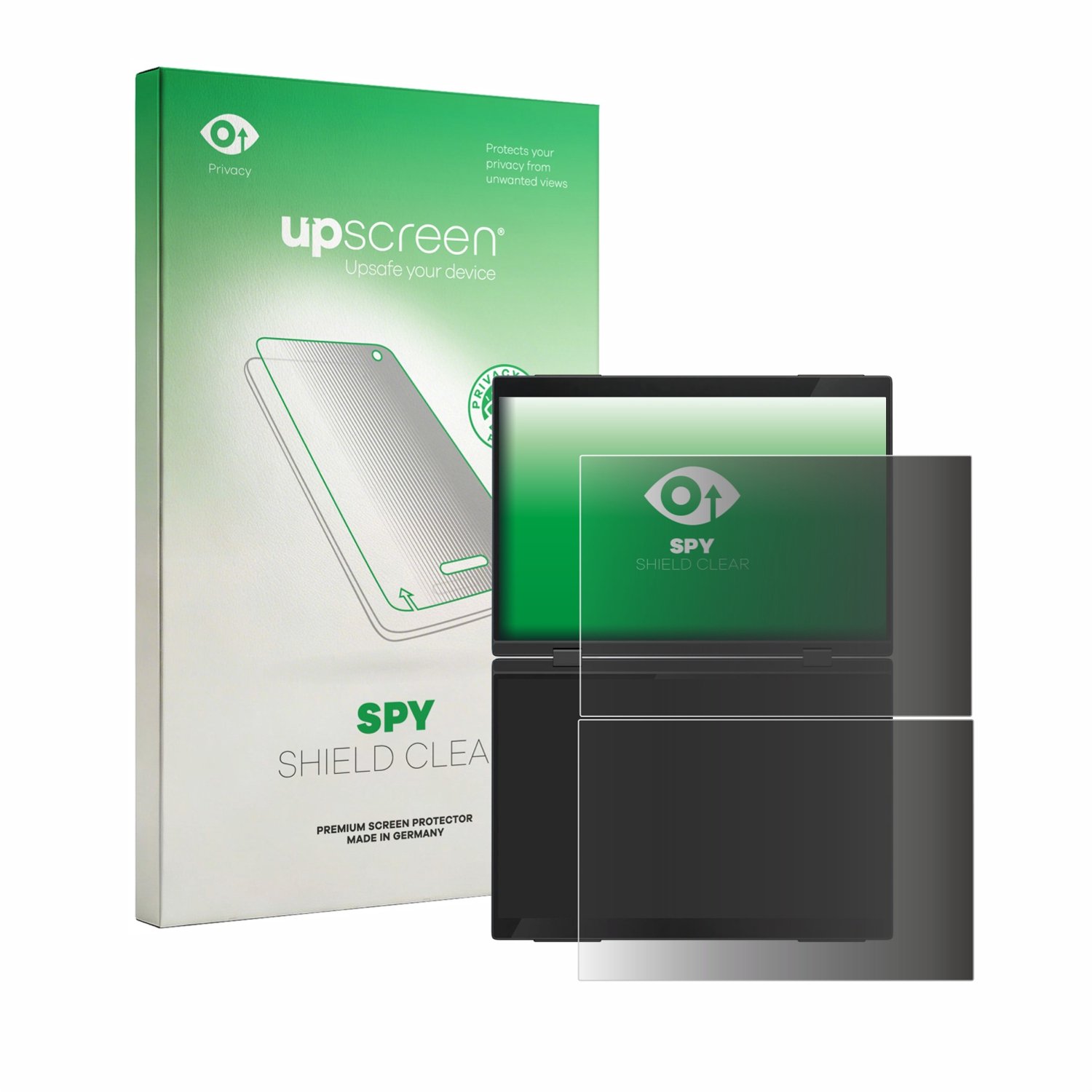 upscreen - privacy screenprotector voor Uperfect Delta Pro Touch - Folie Beschermfolie Blauwlichtfilter