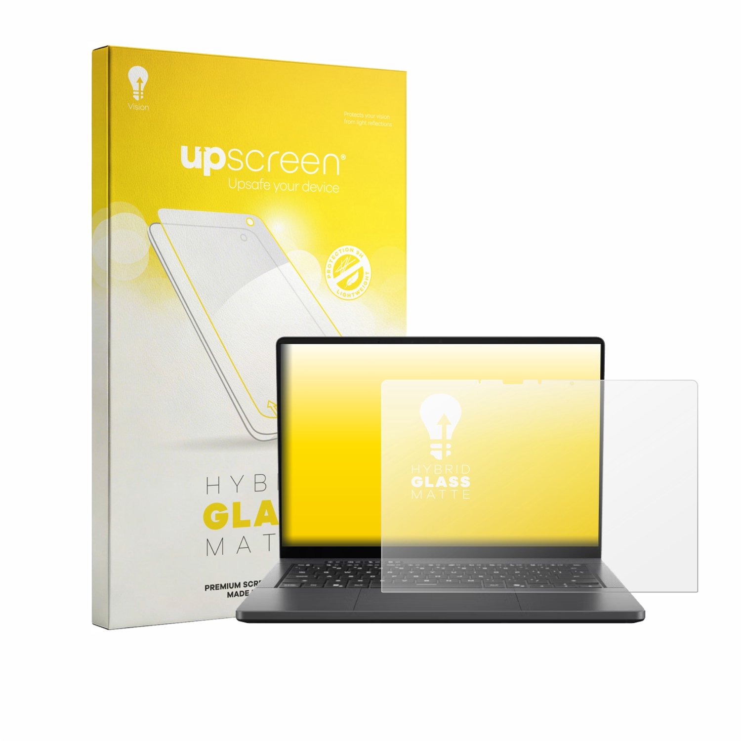 upscreen - Screenprotector voor ASUS ROG G14 GU405 - Folie Beschermfolie Beschermglas matte