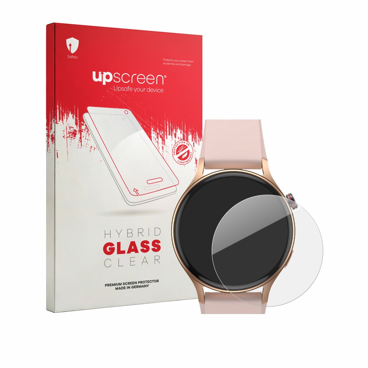 upscreen - Screenprotector voor aeac AR-01 1.32" - Folie Beschermfolie Beschermglas transparant